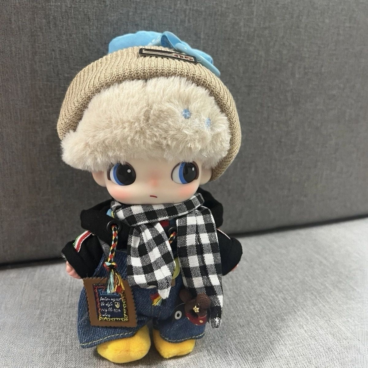 Black Plaid Forest DIMOO