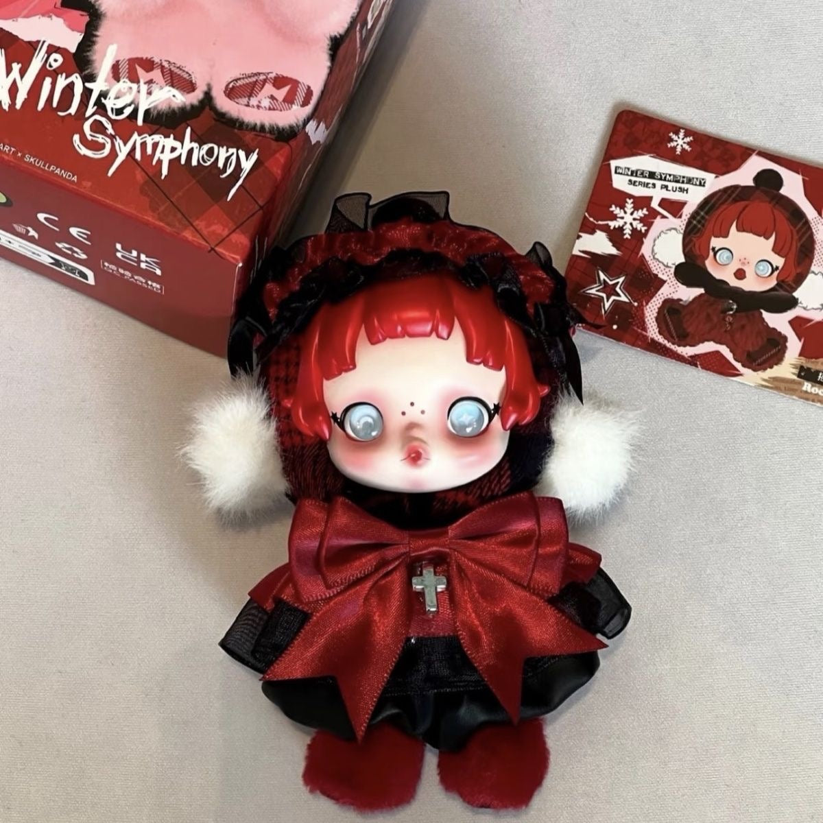 Red Ribbon Bow SKULLPANDA 1.0