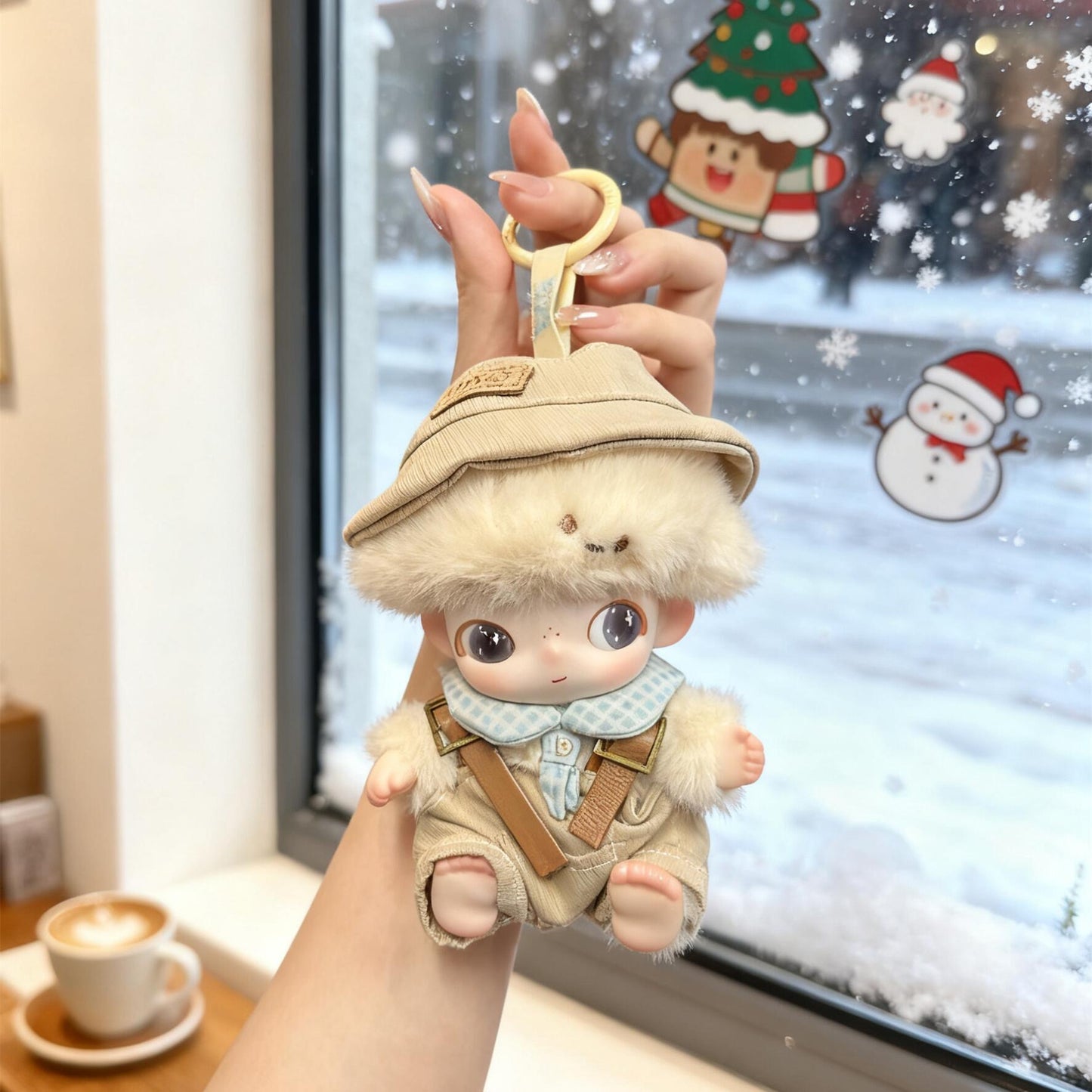 Winter Overalls Doll Outfit DIMOO