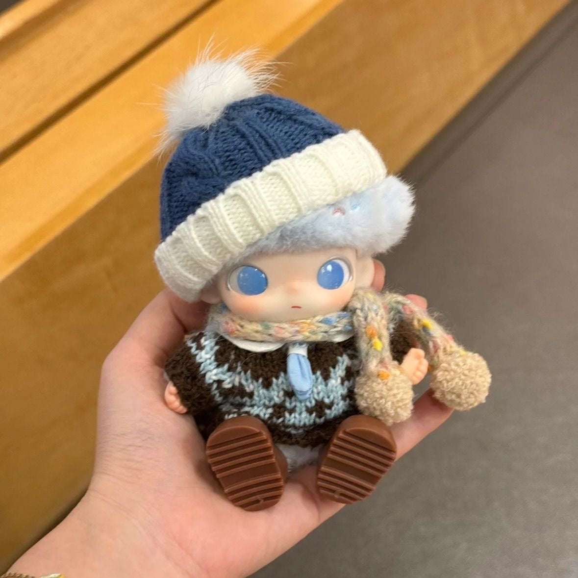 Winter in a Blue Hat DIMOO